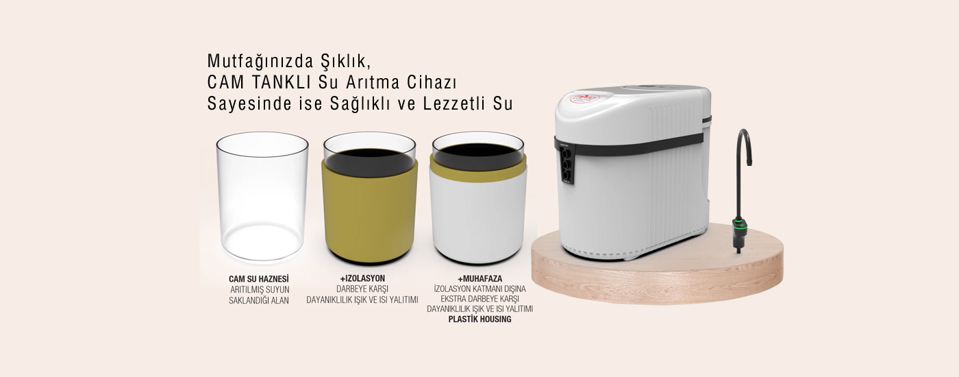 Cam Tanklı Su Arıtma Cihazı